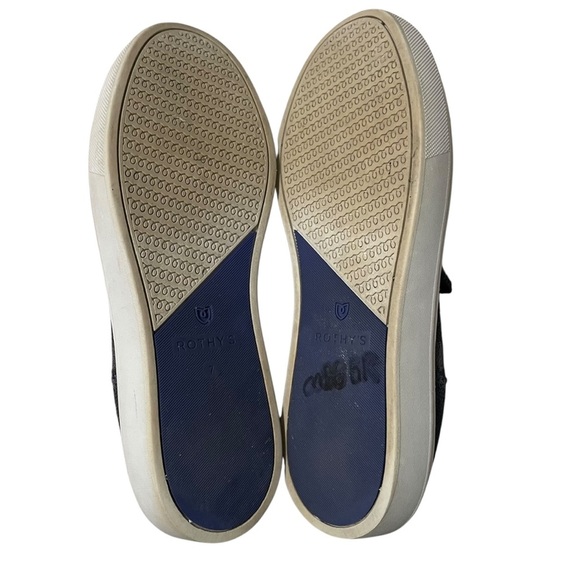 Rothy’s The Original Slip On Sneaker Black Grey Camo Size 7 Comfort Shoes - Picture 3 of 10